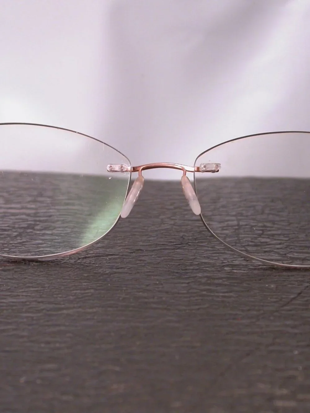 Silhouette Titan Frameless Beige Light Weight Eyeglasses Made in Austria
